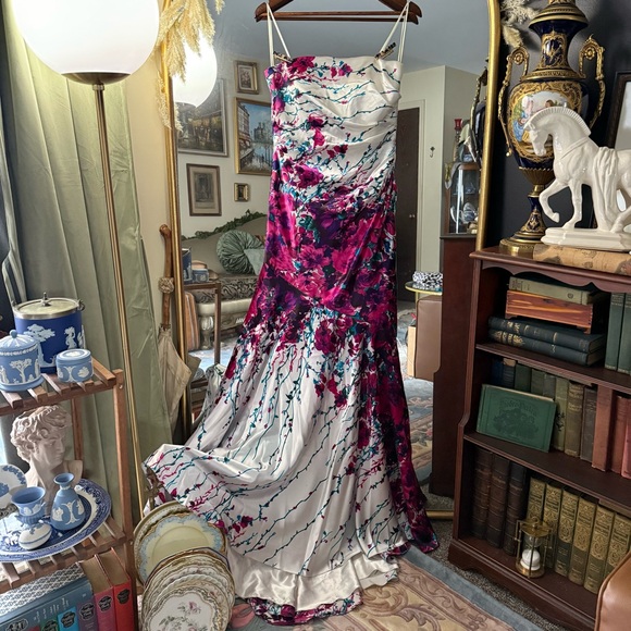 Cache Pink and White Floral Maxi Dress - Picture 2 of 16